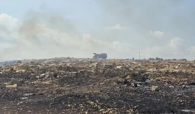 Silifke’de Otluk Alanda Yangın Söndürüldü