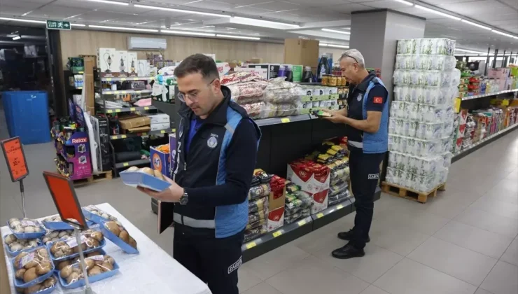 Silifke’de Zabıta Ekiplerinden Zincir Market Denetimi